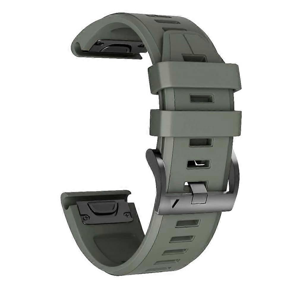 Silicone Watchband 26/22/20mm Compatible with Fenix 7/7X/6/6X Pro 5/5X Plus 3HR/935/S60 Mk1 Waterproof EasyFit