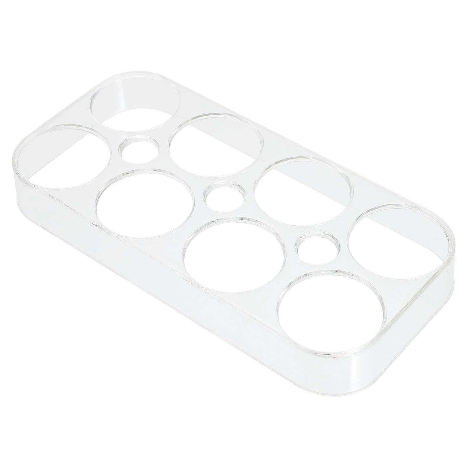Refrigerator Egg Storage Container Egg Organizer For Home, Plastic Fridge Holder, SpaceSaving, 12Egg Capacity