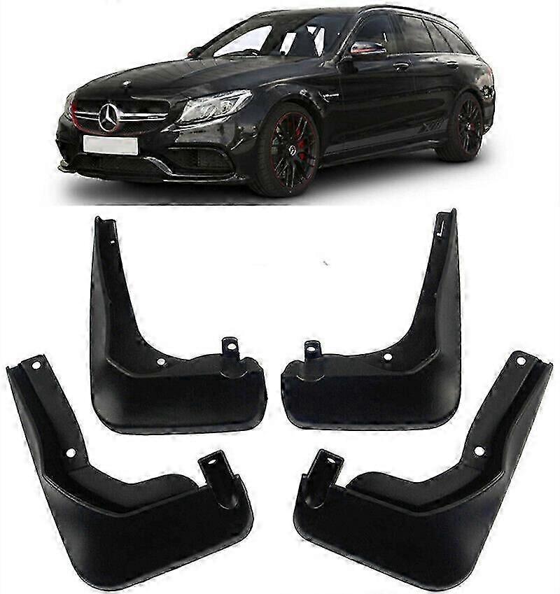 Genuine Splash Guards Mud Flaps for 2015 - 2021 Mercedes Benz C Class AMG T - Model