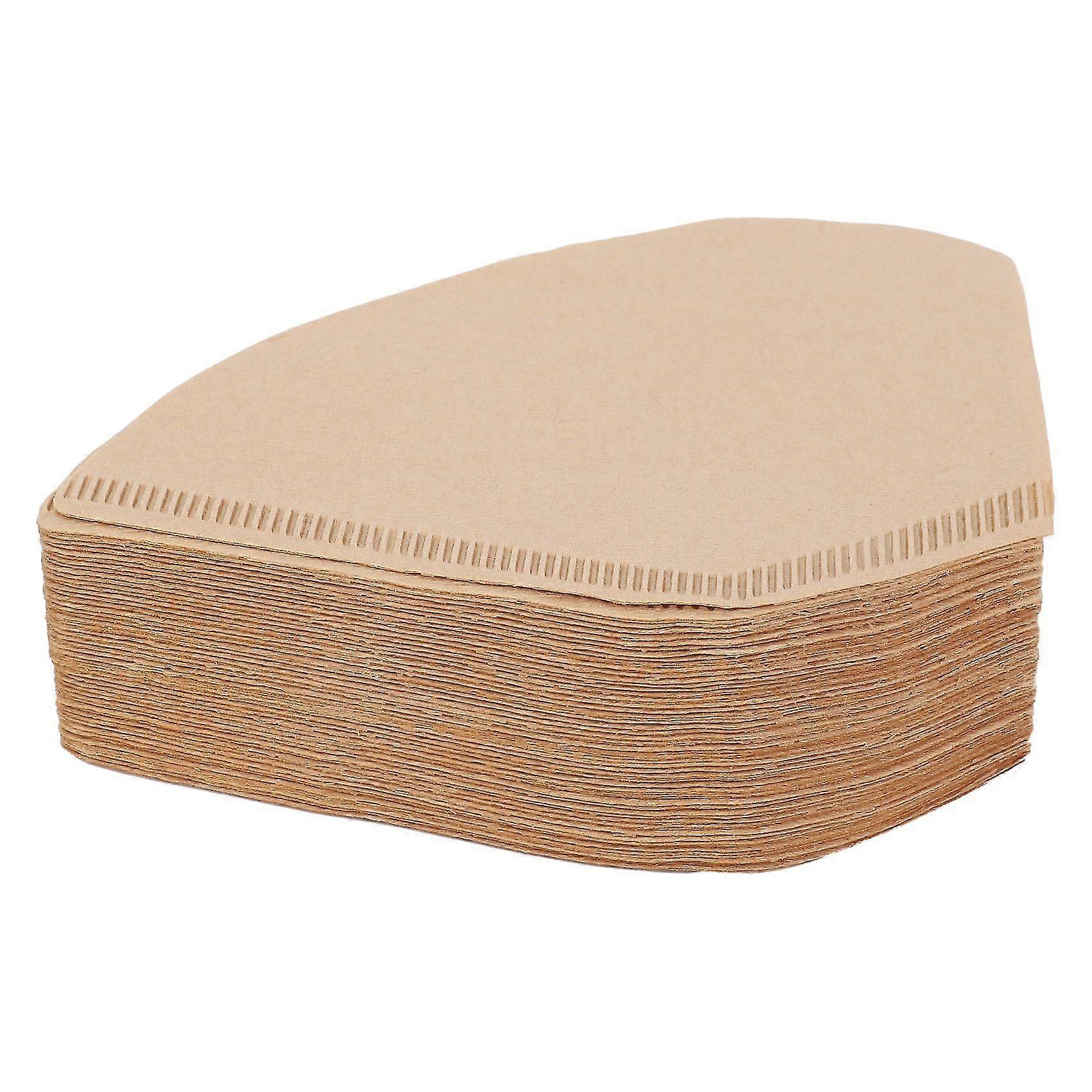 100pcs Coffee Filters Disposable Cone Paper Coffee Filter Natural Unbleached Filter 4-6 Cup For Pou