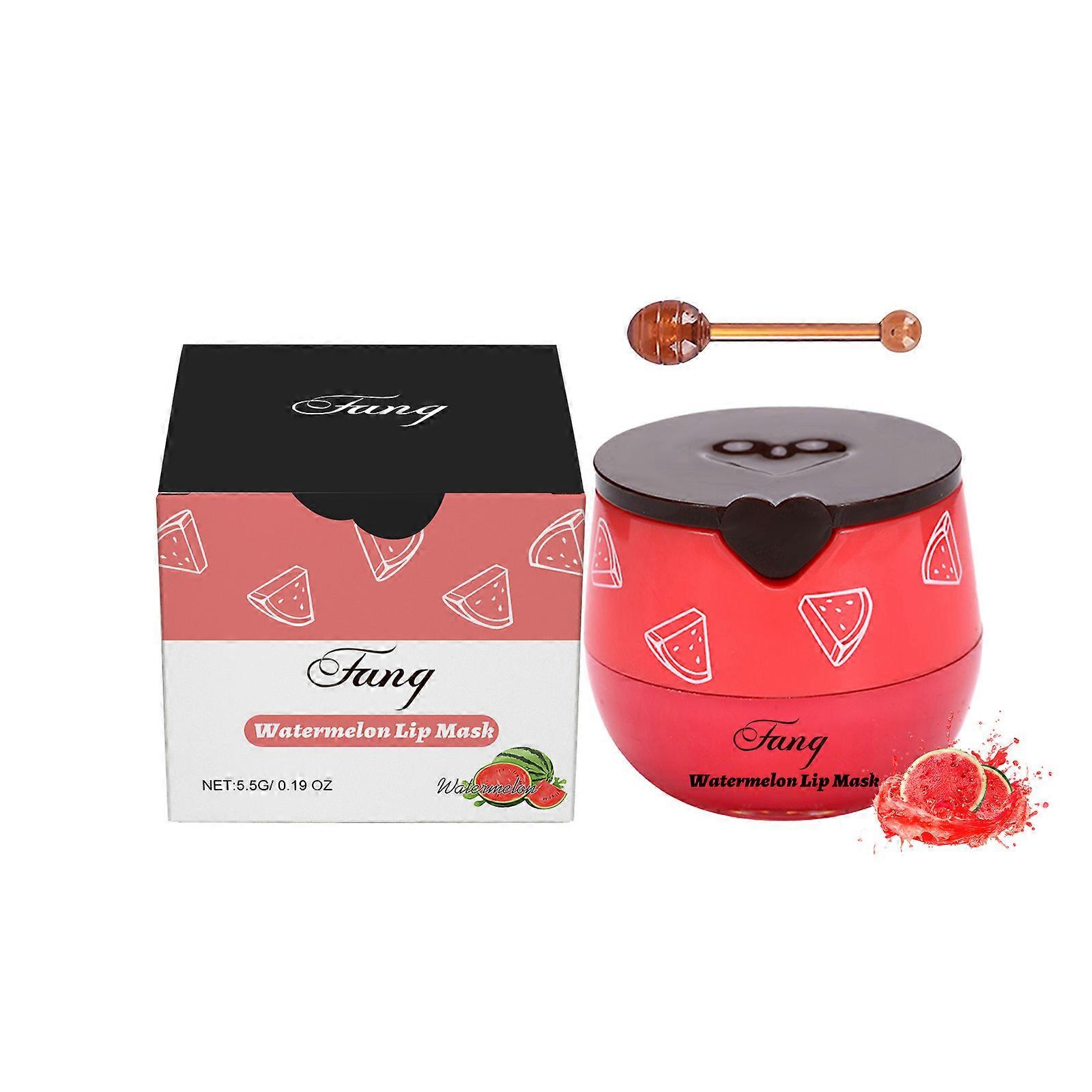 AMZ Watermelon Moisturizing And Nourishing Lip Mask Nourishes And Cares For Your Lips. It Is Refreshing, Hydrating, And Has A Lustrous Glass Lip. Dail