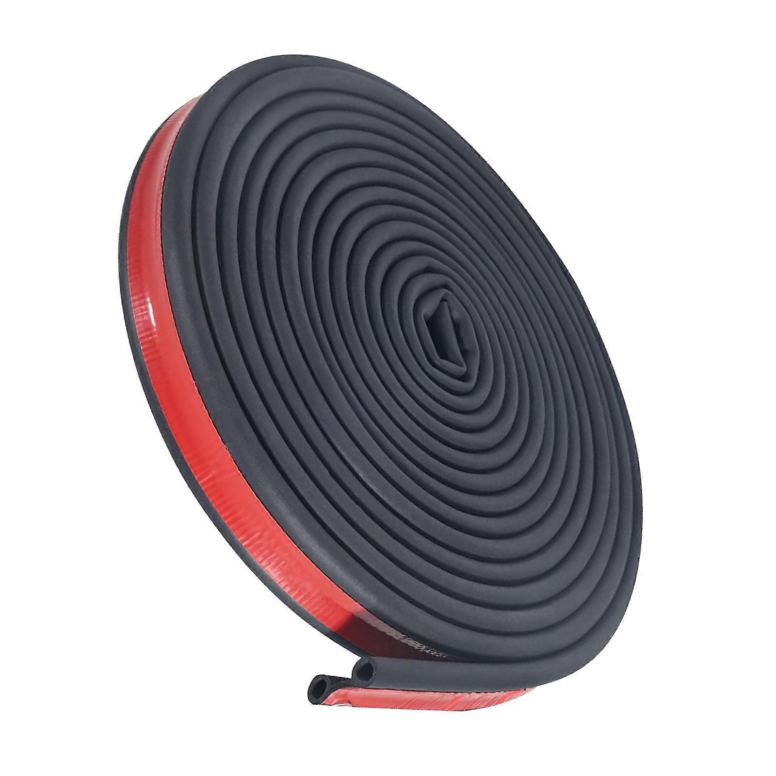 Heavy Duty Universal Campers Shell Seal Double Bubble Design EPDM Weather Stripping Noise Reduction Dustproof Universal Multicolor