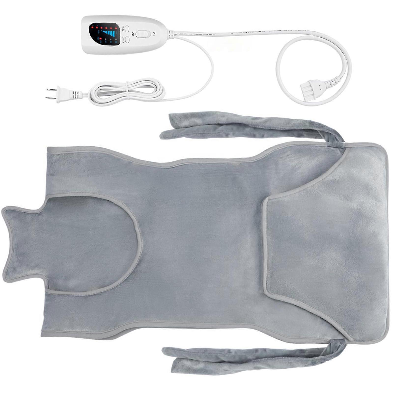 Adjustable Wearable Heating Pad Coverage Soft Flannel Heat Therapy For Adults Heating Pad Multicolor