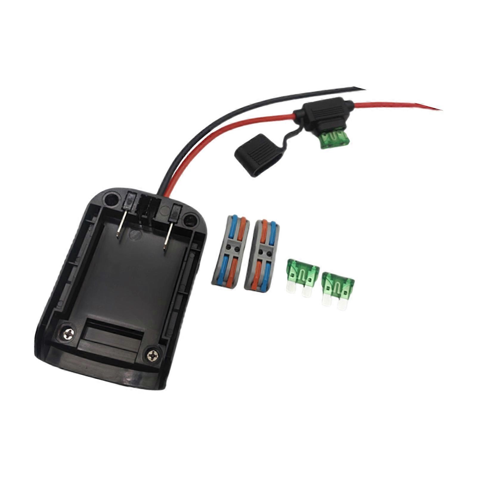 Professional 12AWG Output Converters Battery Adapters Compatible for 18V Battery Systems 48111862, 48111865, 48111880 Multicolor