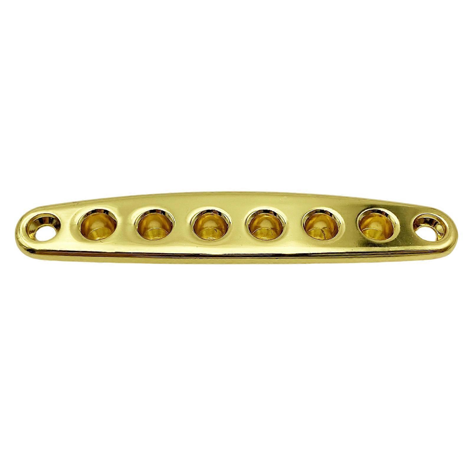 Guitar Bridge Ferrules Corrosion Resistant Improved String Tension Control Seamless Playabilitys Universal Compatibilitys  Gold