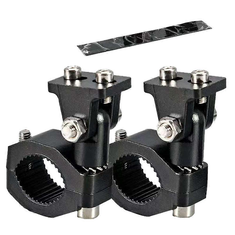 Motorcycle LED Headlight Spotlight Mount Bracket Adjustable