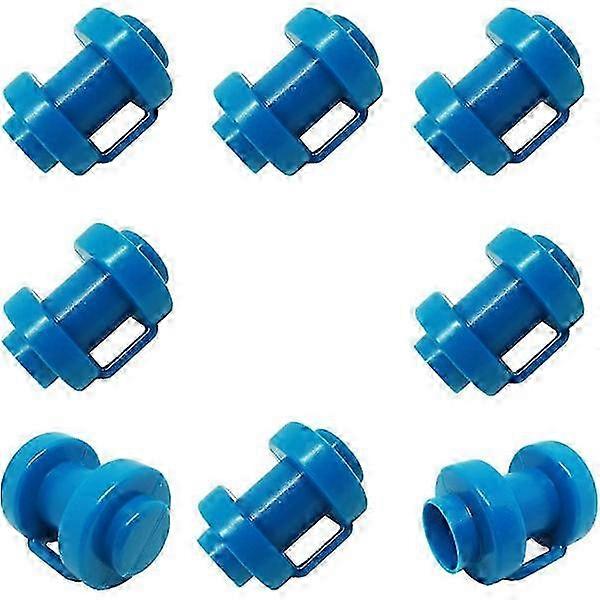 Set of 8 trampoline pole end caps for trampoline net poles Ø 25 M