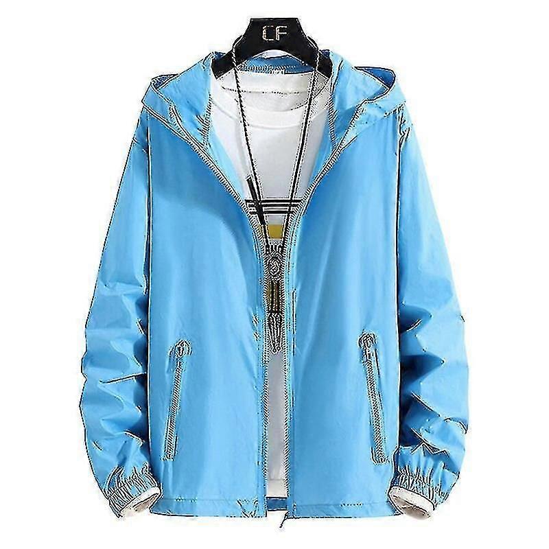 Men's Plus Size Quick Dry Windbreaker Jacket, 6XL-8XL