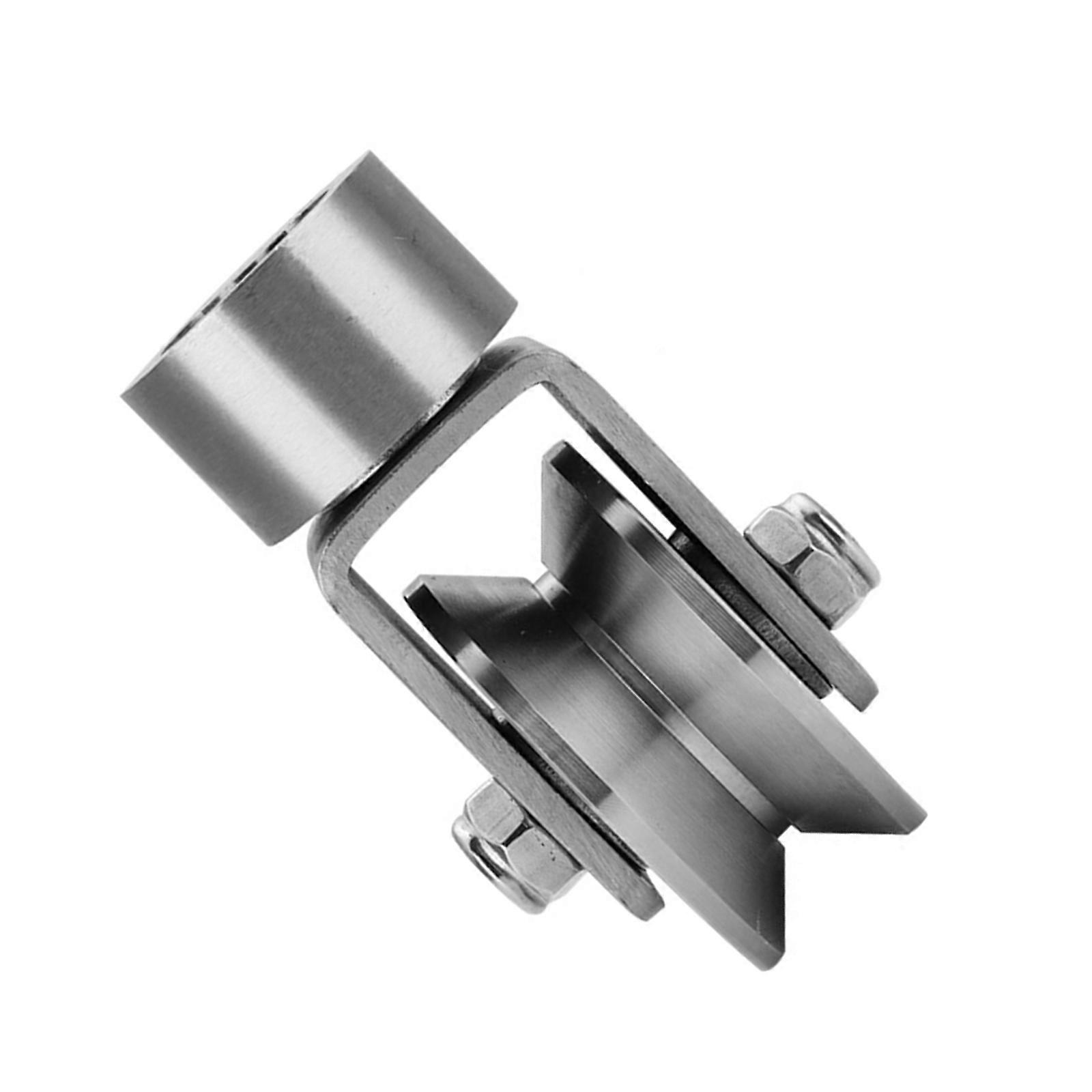 Heavy Swivel Pulleys Tractions Wheel Smooth Roller Rusts-resistant Pulley Block Roller V Type/H Type Optional Multicolor