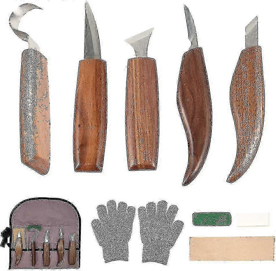 Wood engraving tools set 10pcs professional for carving and sculpting