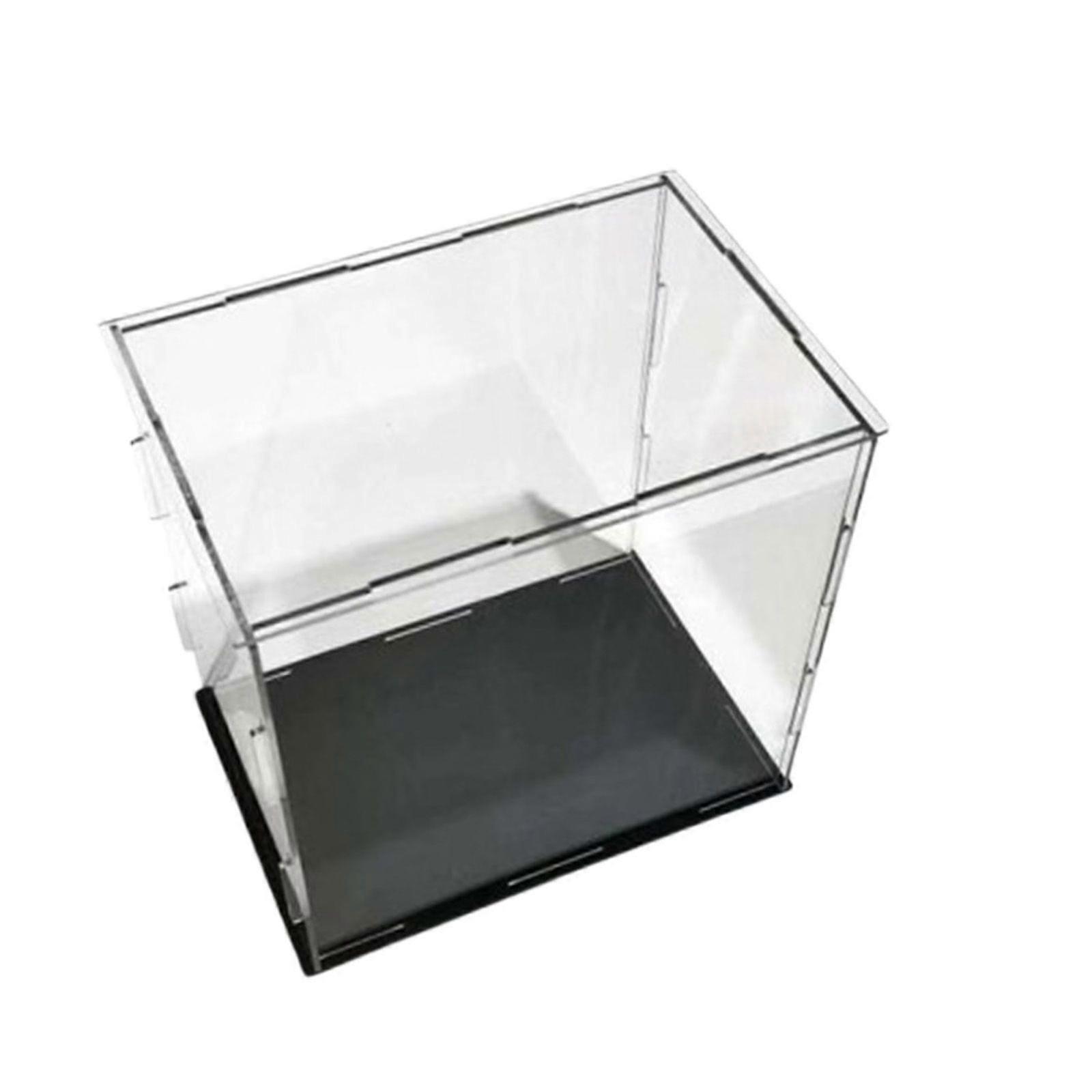 Acrylic Showcase Single Showcase Display Box Showcase Dustproof 15.7x14.2x13.8''