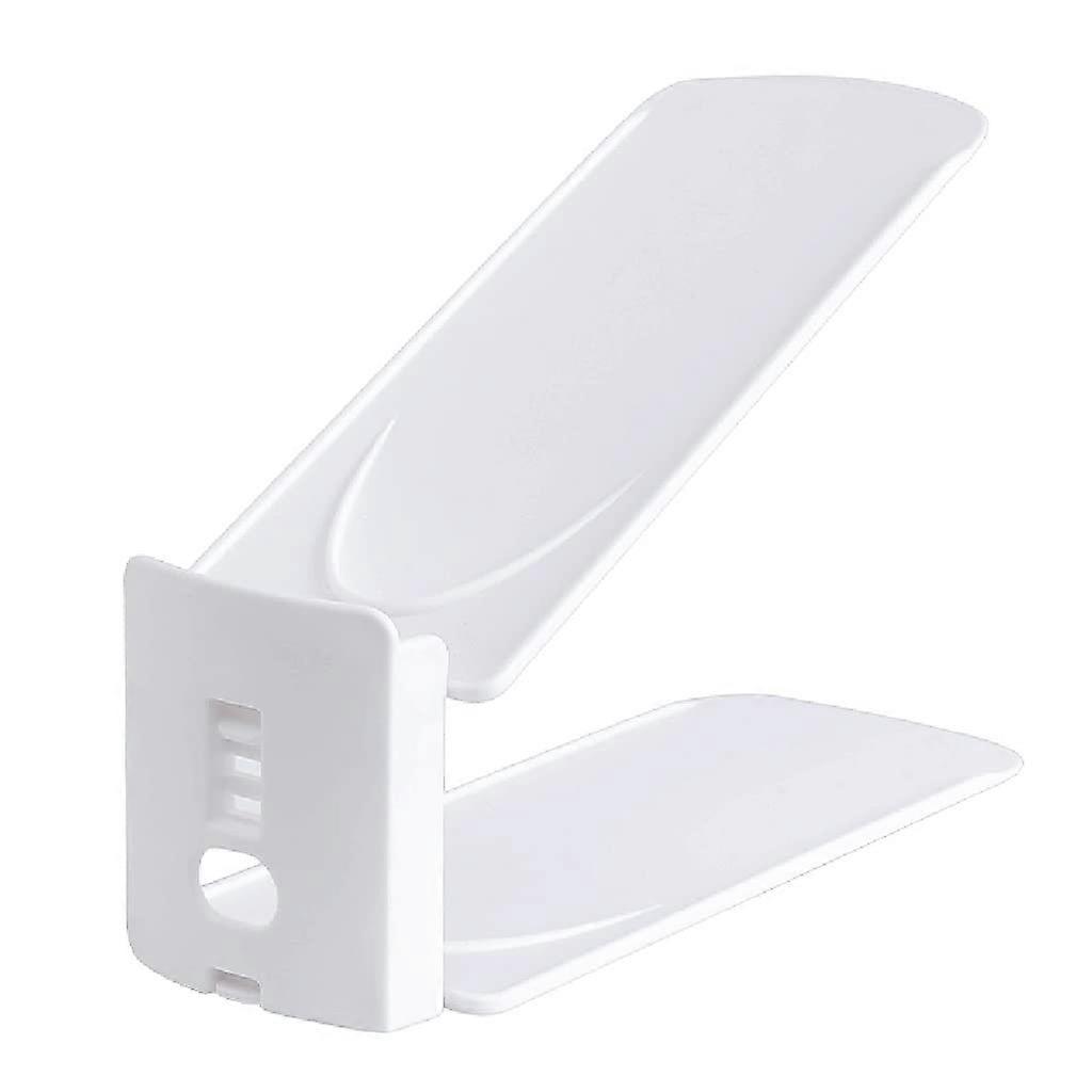 Adjustable DoubleLayer Shoe Rack Organizer 6pcs SpaceSaving NonSlip for Bedroom Dorm (Color B C)