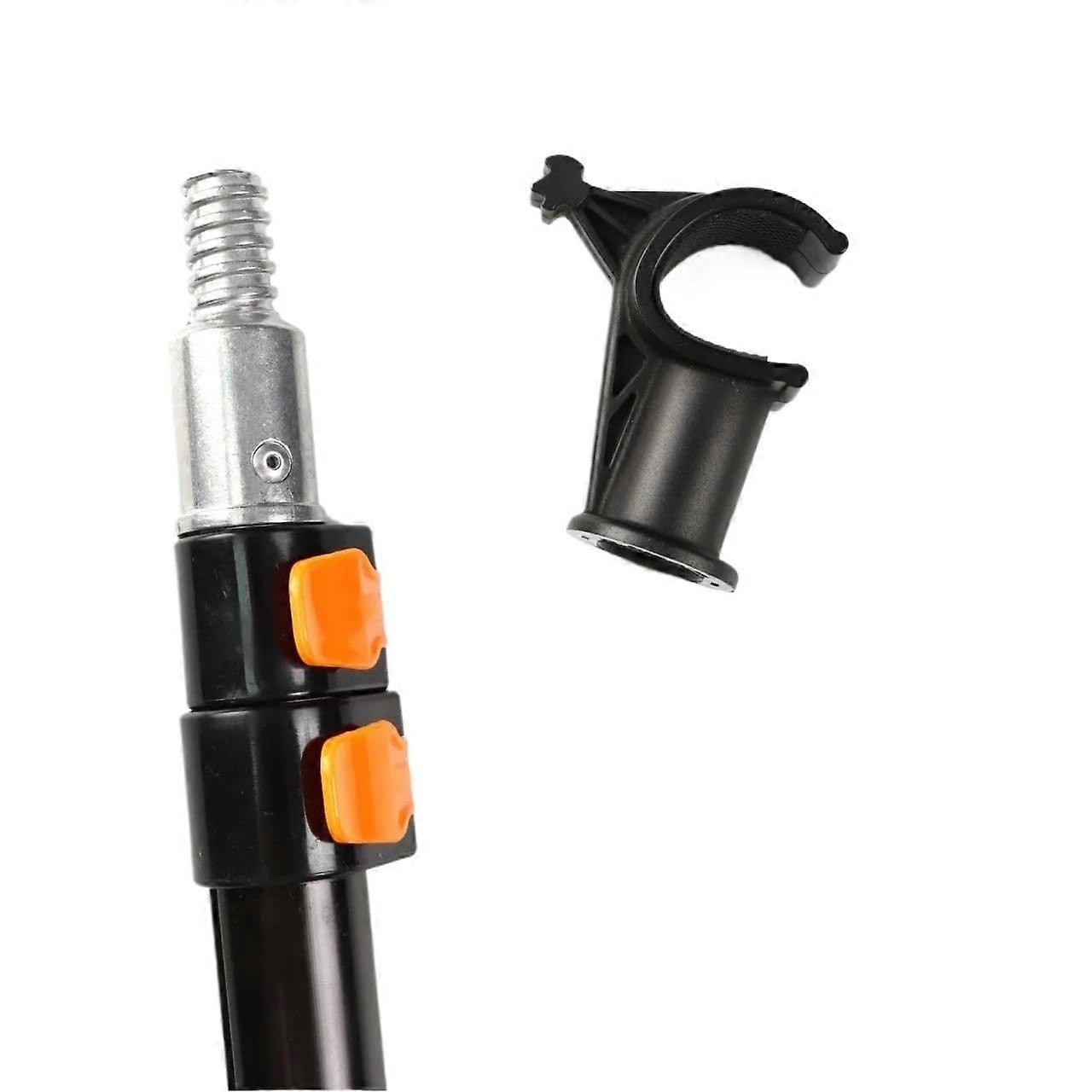 Telescopic Extension Rod with Adjustable Length and Ergonomic Rubber Grip for Window and Light Hanging