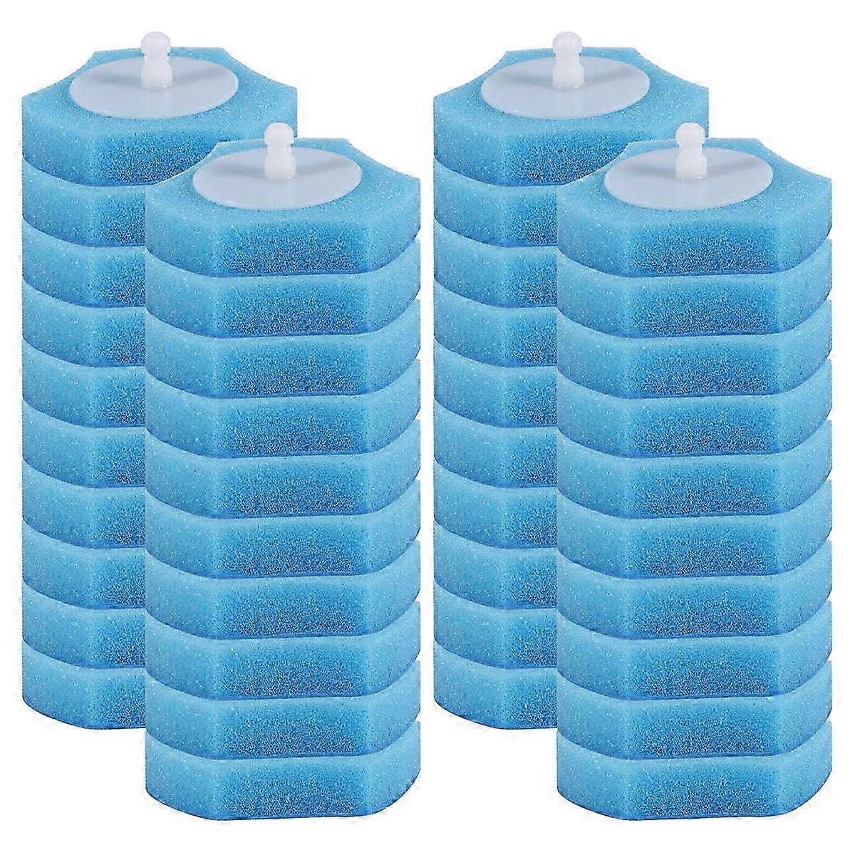 Toilet Cleaning System with Flushable Brush Refills, Fresh Brush Cleaning Refills