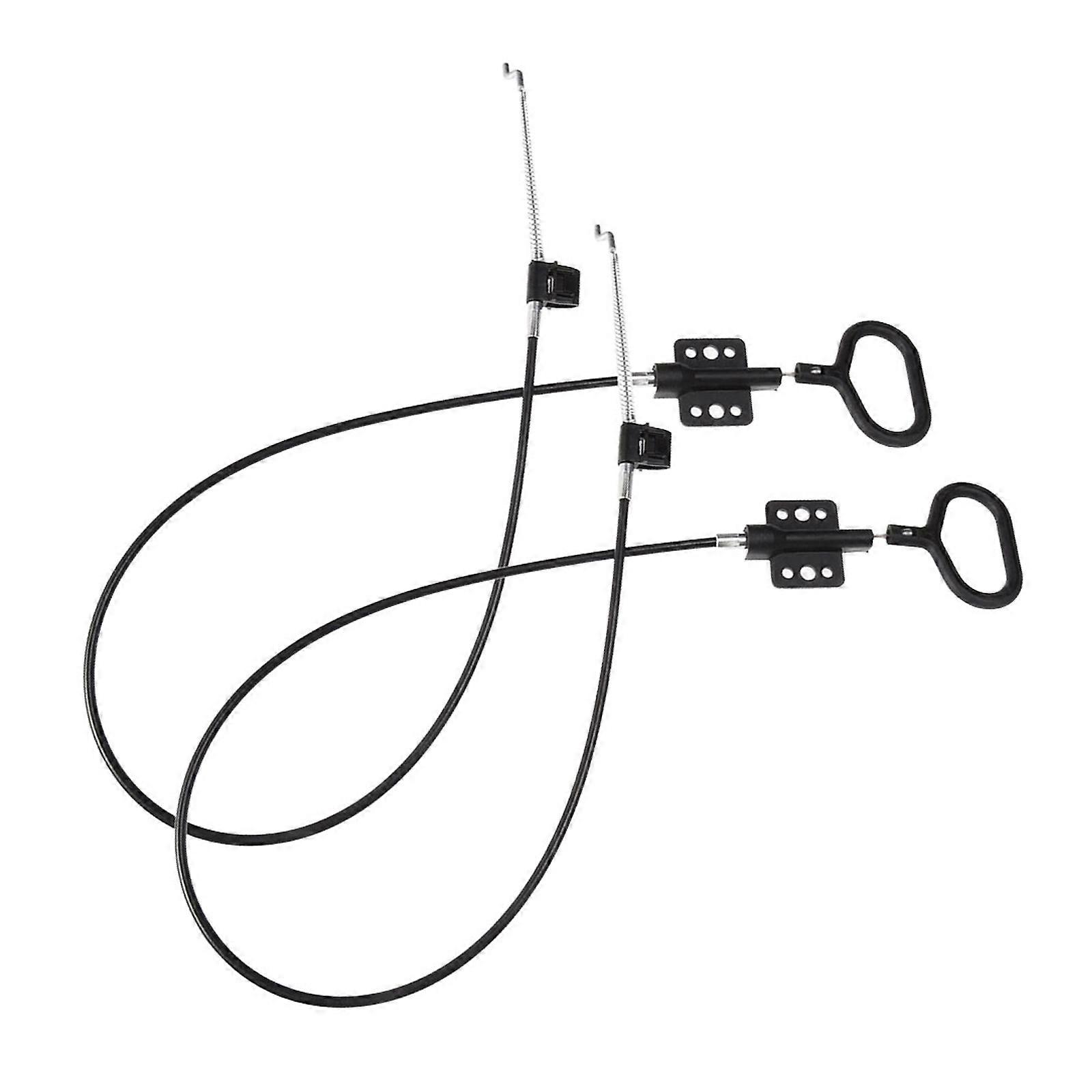2pcs Metal Recliner Spring Cable Pull Handle D Ring Replacement for Universal Sofa and Couch Black