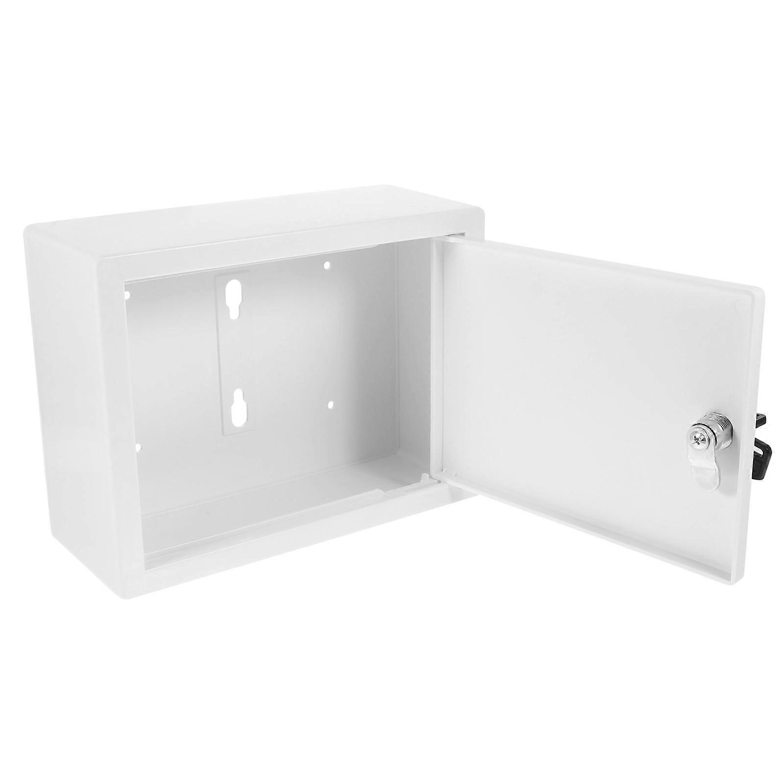 Multi-use Plastic Wall Mounted Milk Box with Lock Hanging Mailbox Home Supply