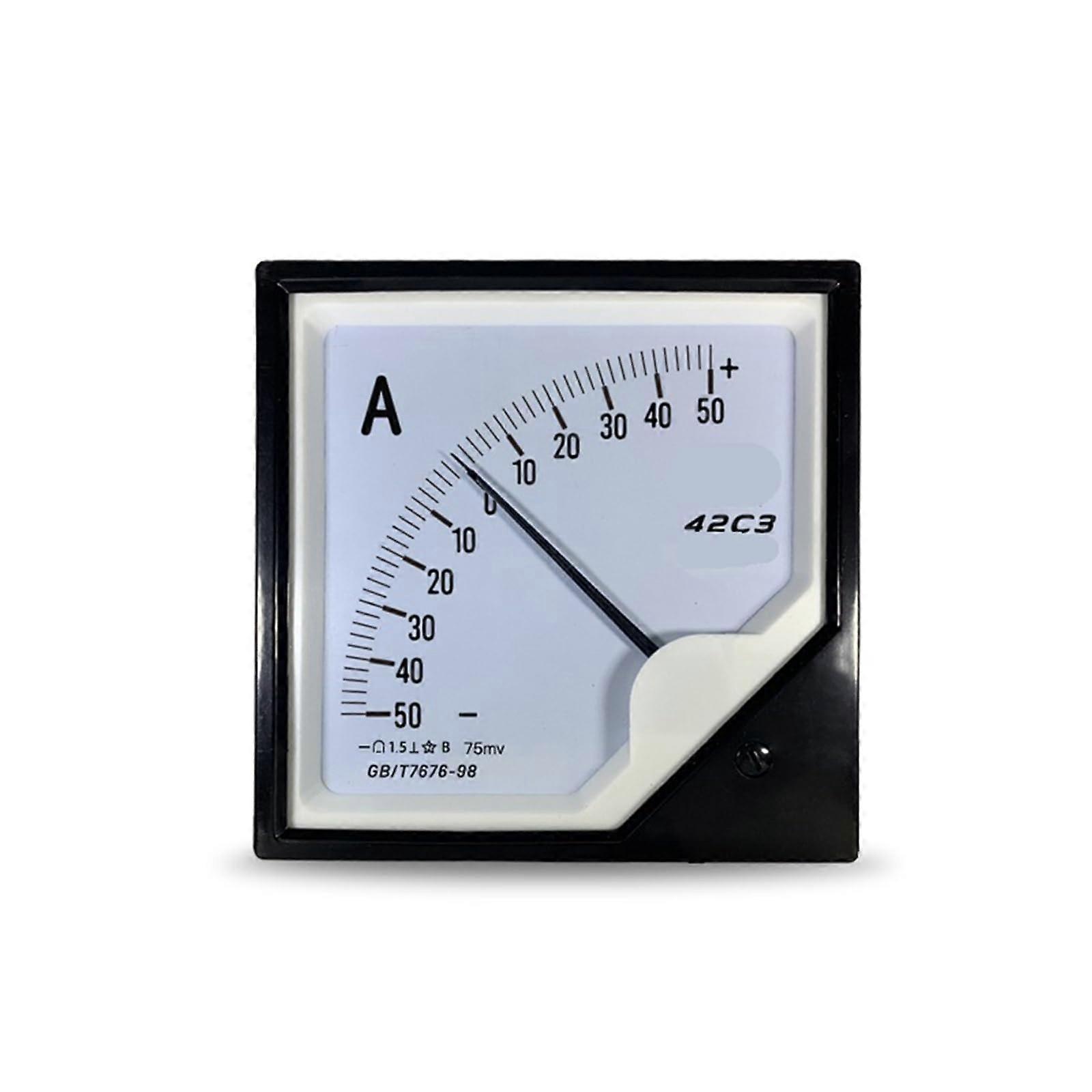 DC Ammeter 75mV Bidirectional Current Meter 50A 100A 200A 300A 800A for Battery Monitoring