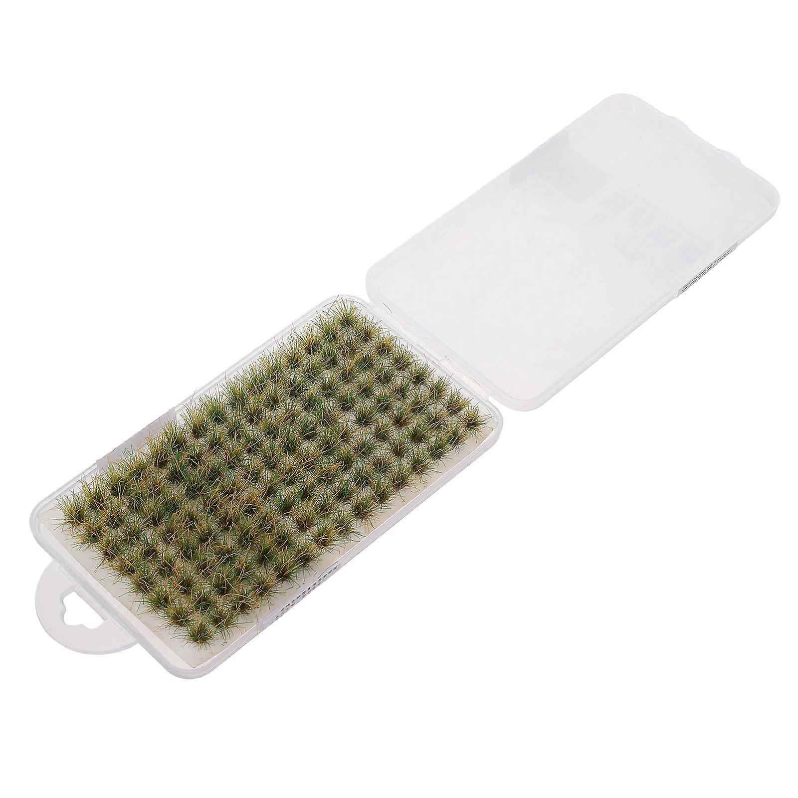 Miniature Terrain Static Grass Tufts for Decoration with 1 Box for Diorama Scenery