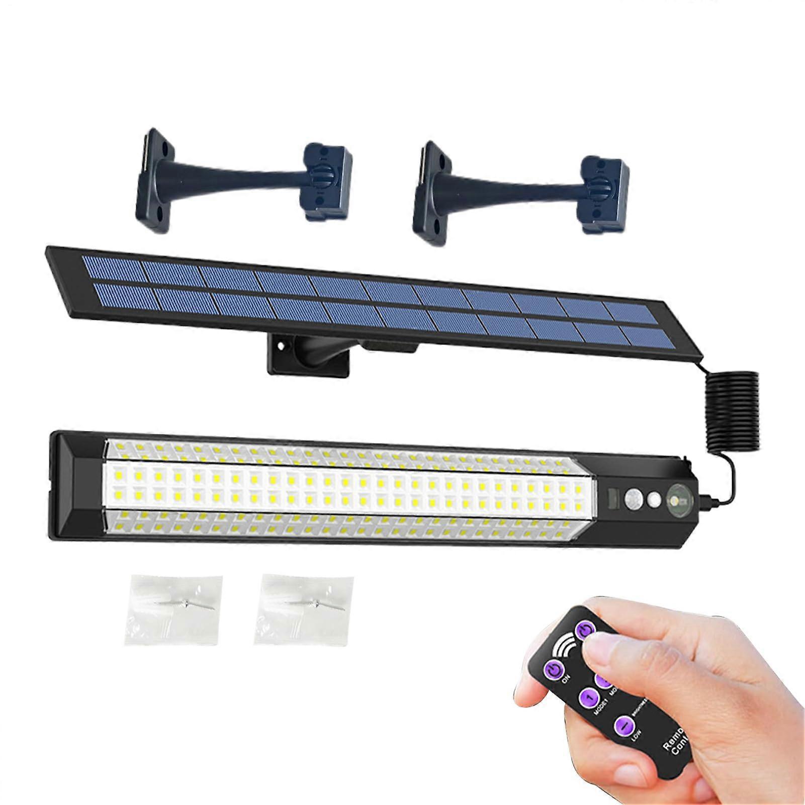 Solar Lights Outdoor DuskToDawn Sensor Light Remote Control Waterproof SolarPowered Security Lights