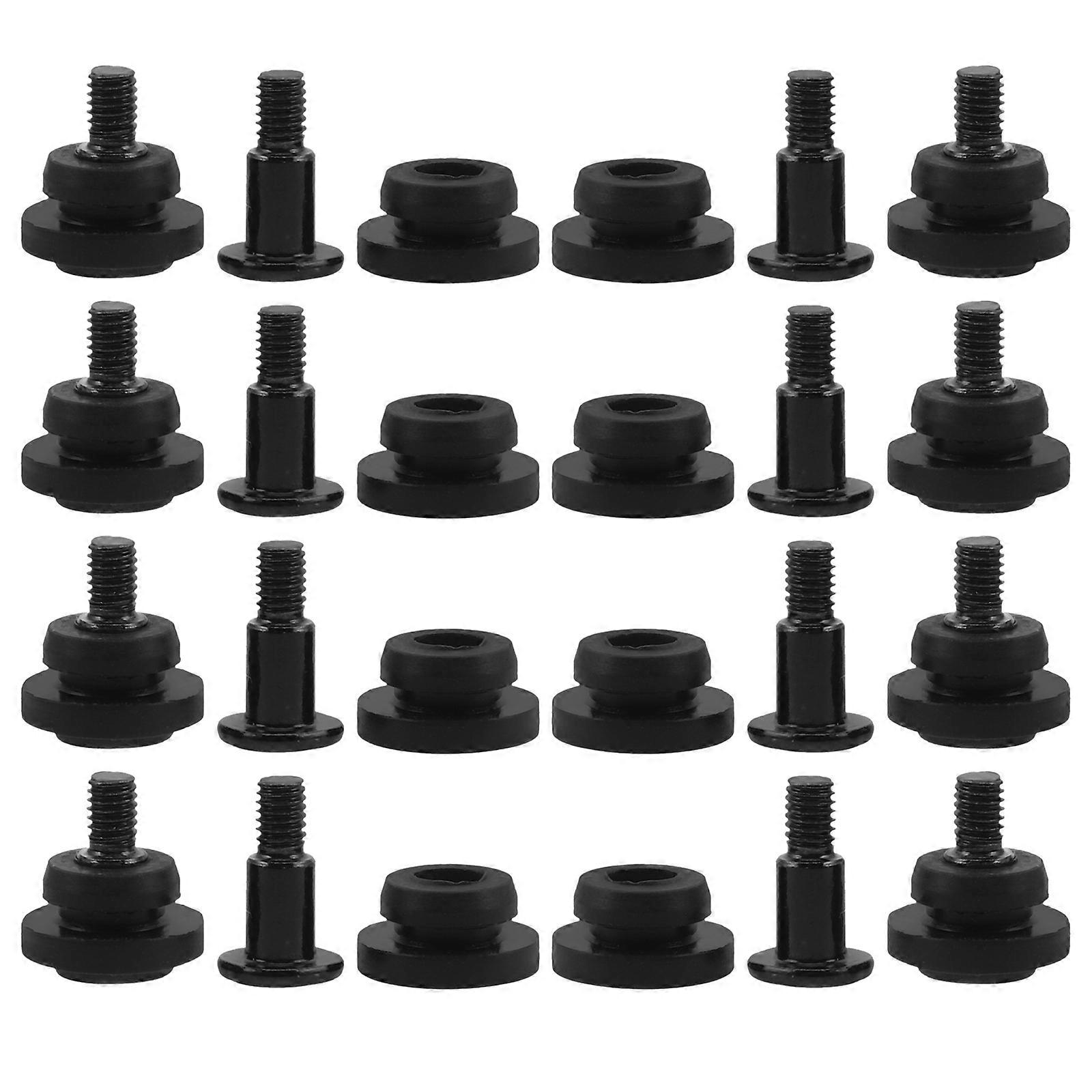 2.5 Inch SSD Hard Drive Shock Absorption Screws 30Pcs Black Iron Kit
