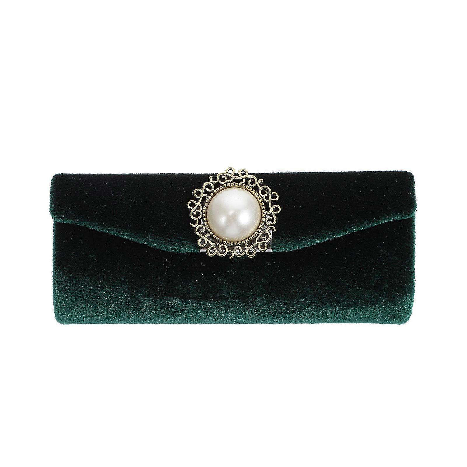 Lipstick Box with Mirror Retro Style Cloth Lipstick Case for Storage Use