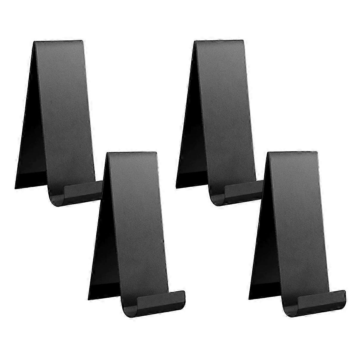 4 Pcs Metal Fancy Brochure Holder Display Flyer Brochure Holder Stand Table Vertical Countertop Lit