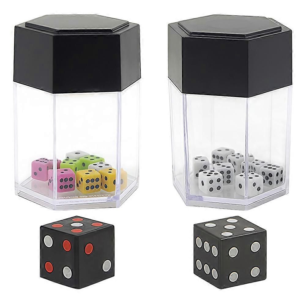 Exploding Dice Magic Prop �C Easy Trick Dice for Close-Up Performance, Prank Toy, Novelty Magic Accessory