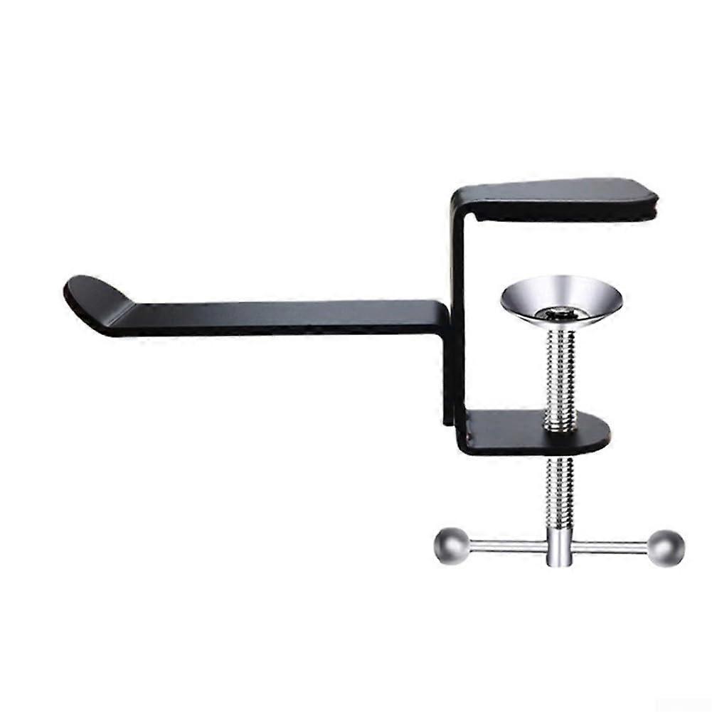 Metal Headphone Stand with Desk Clamp, HeavyDuty CShape Holder with ScratchProof Silicone Pads