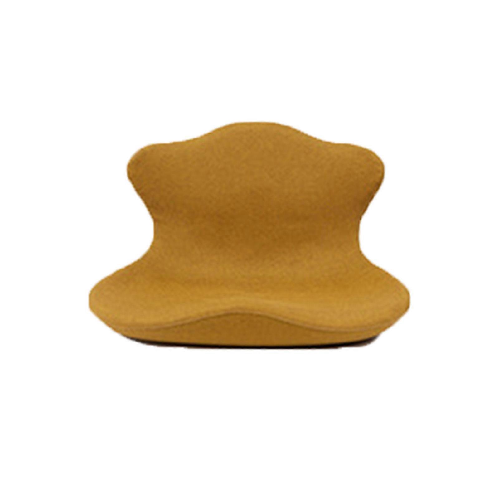 Supportive Spume Chair Pillow with Ergonomic Bend for Long Sitting Two part Professional Configuration  Y