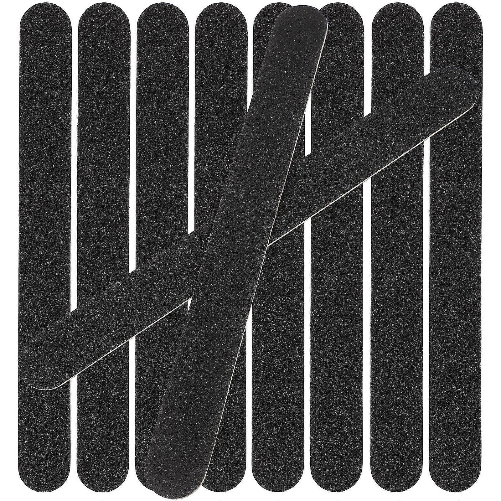 100pcs DoubleSided Nail File Strips Reusable Professional Manicure Pedicure Buffing Tools Bulk