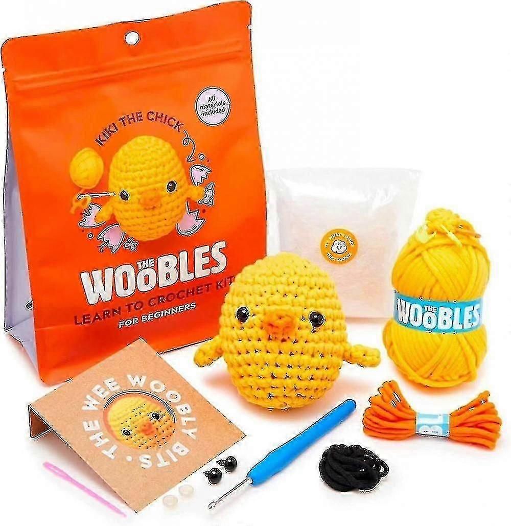 crochet kit for beginners with easy diy stuffed animal patterns