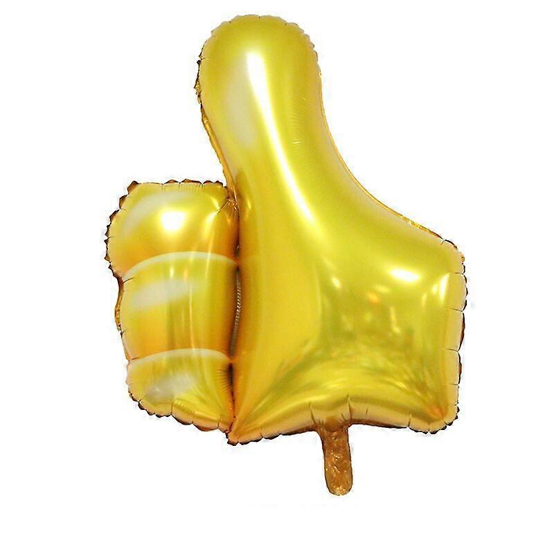 Shape Thumbs Up Foil Balloon, 35-Inch2pcsgold