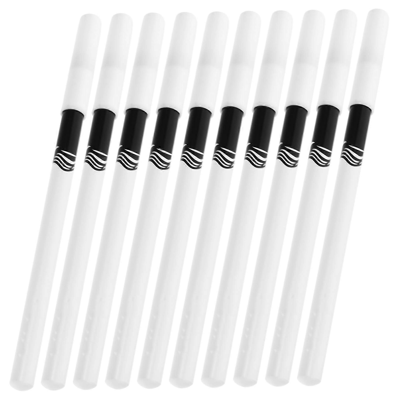 10PCS White Eyeliner Pencil Set Multiuse Eye Highlighter and Eyeshadow for Precise Definition
