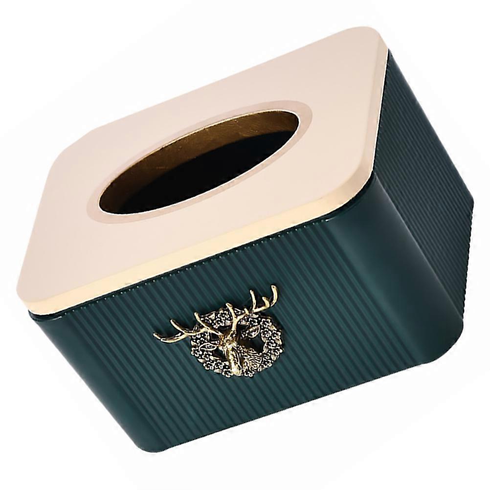 Creative Tissue Storage Box Elk Design for Home Use with Container