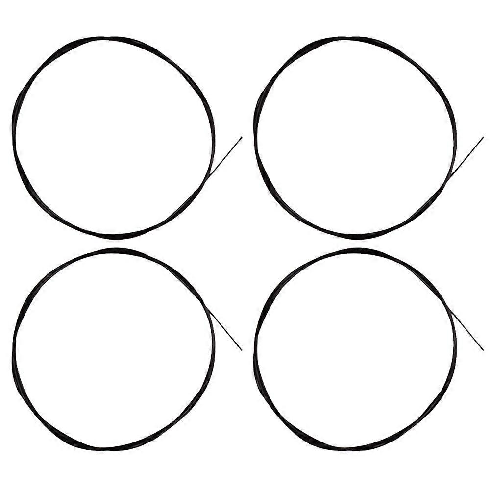 4Pcs Sturdy Nylon Ukulele Strings Suitable for Music Practice Breakage-Proof Accessory