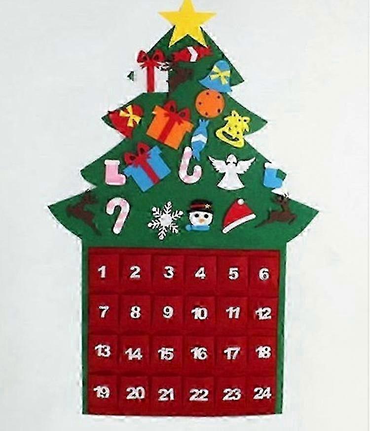 Advent Calendar for Kids with Christmas Tree Countdown Design