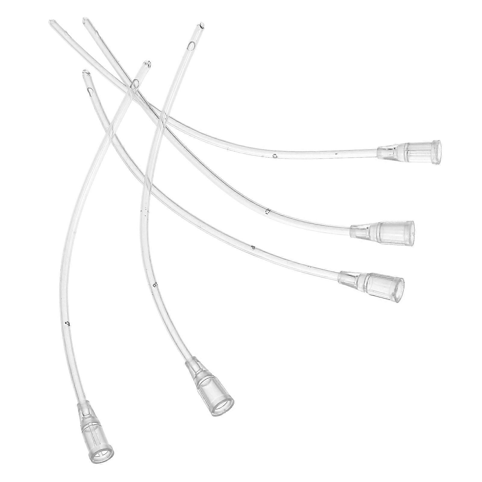 Pet Feeding Tool Young Birds Feeding Tool for 5Pcs Plastic Transparent Feeder