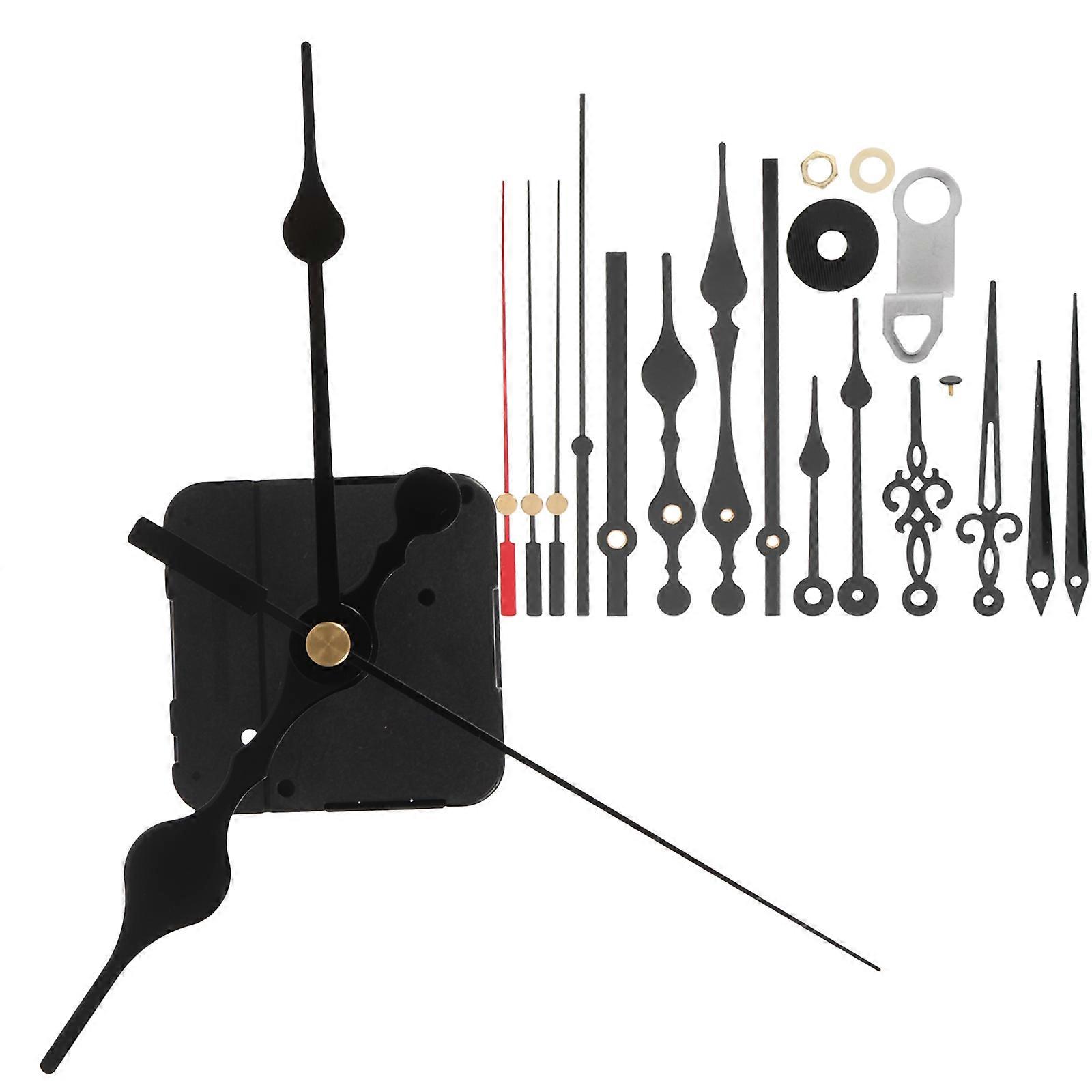 DIY Clock Movement Craft Making Silent Sweep Movement Aluminum 1 Set