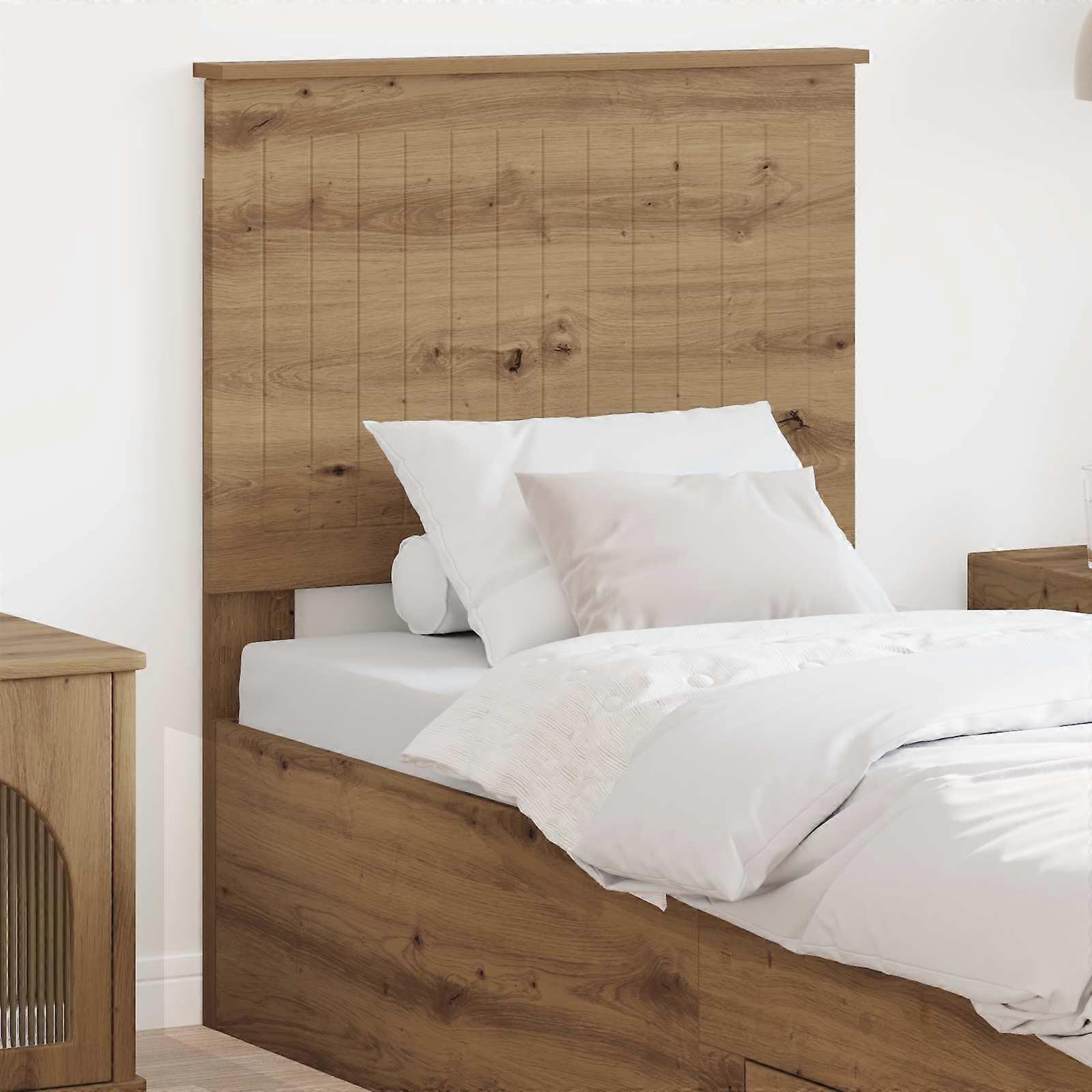 Kopfteil mit Kopfteil Artisan-Eiche 75 cm Holzwerkstoff