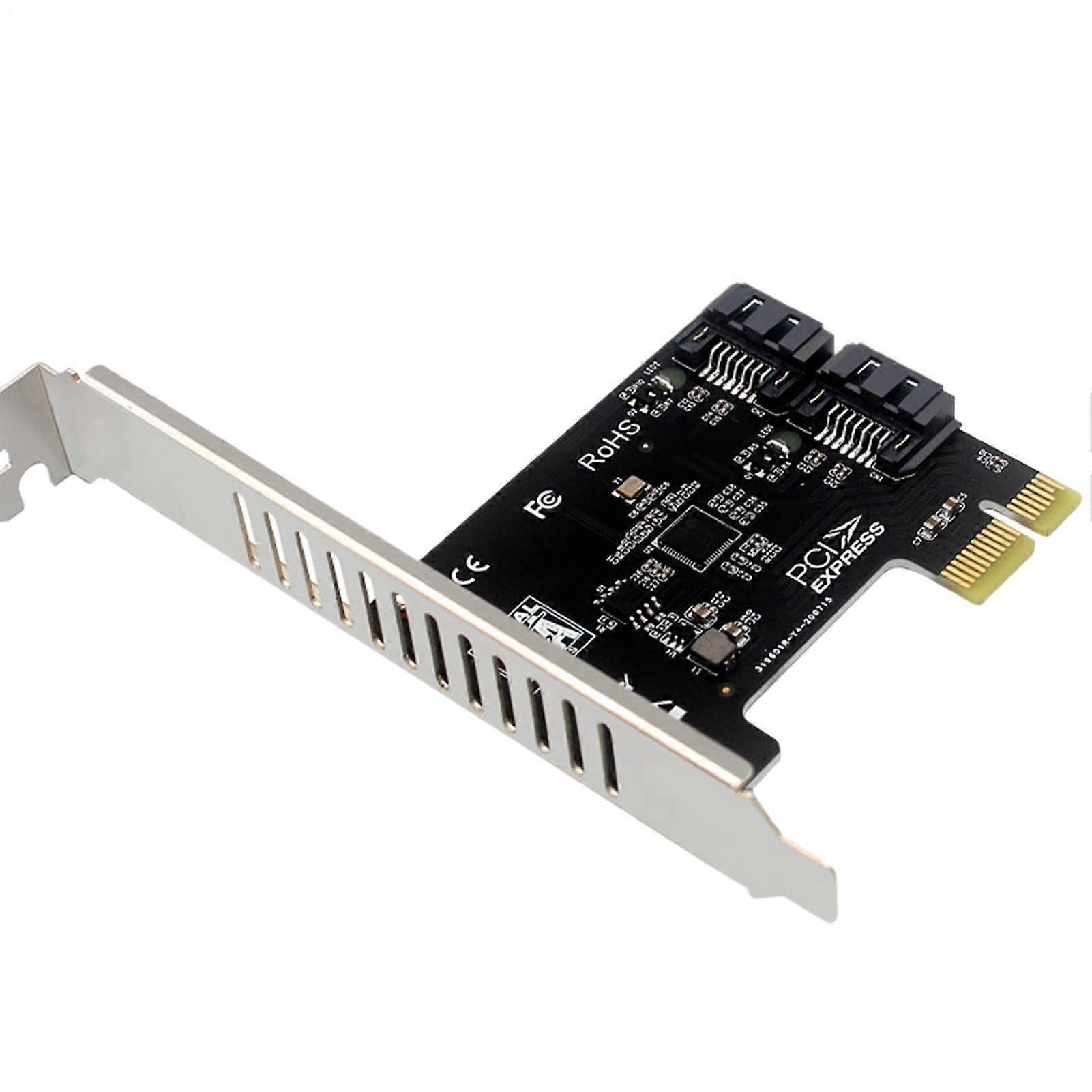 PCIe SATA Controller Card 6Gbps DualPort Expansion for HDD SSD Workstation Speed Transfer