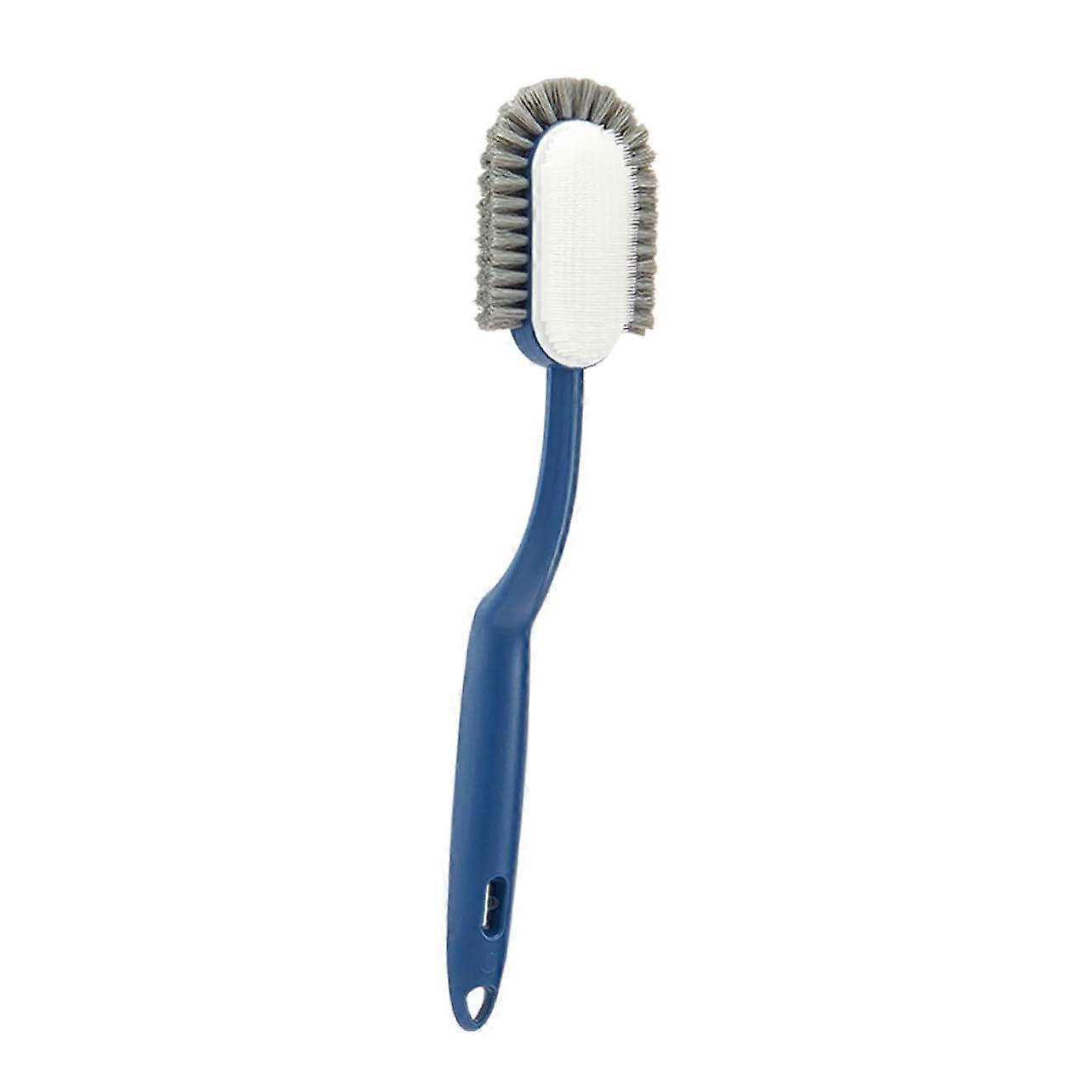 Scrub Brush with Long Handle and Soft Bristles for Bathroom and Kitchen,  Temp Resistant