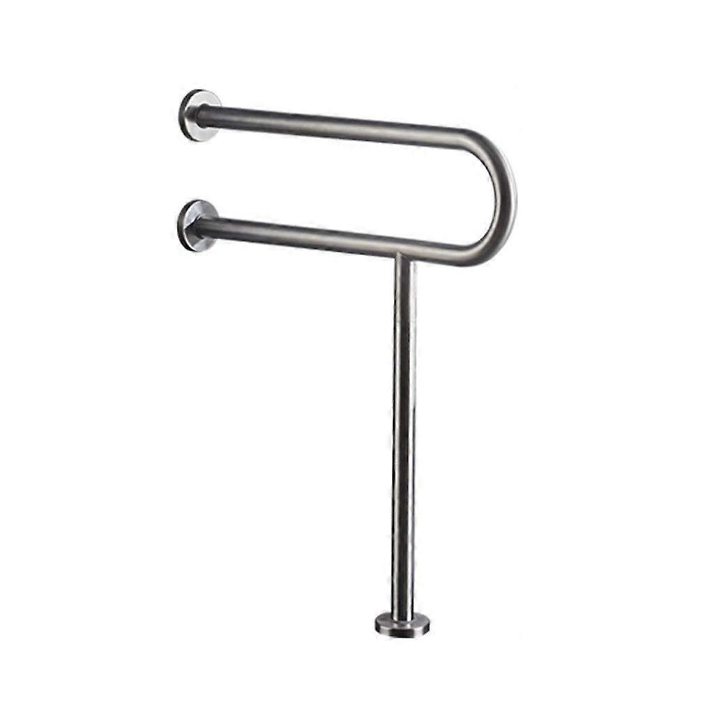 Foldable Rustproof U Shaped Shower Grab Bar with AntiSlip Finish for Elderly and Disabled
