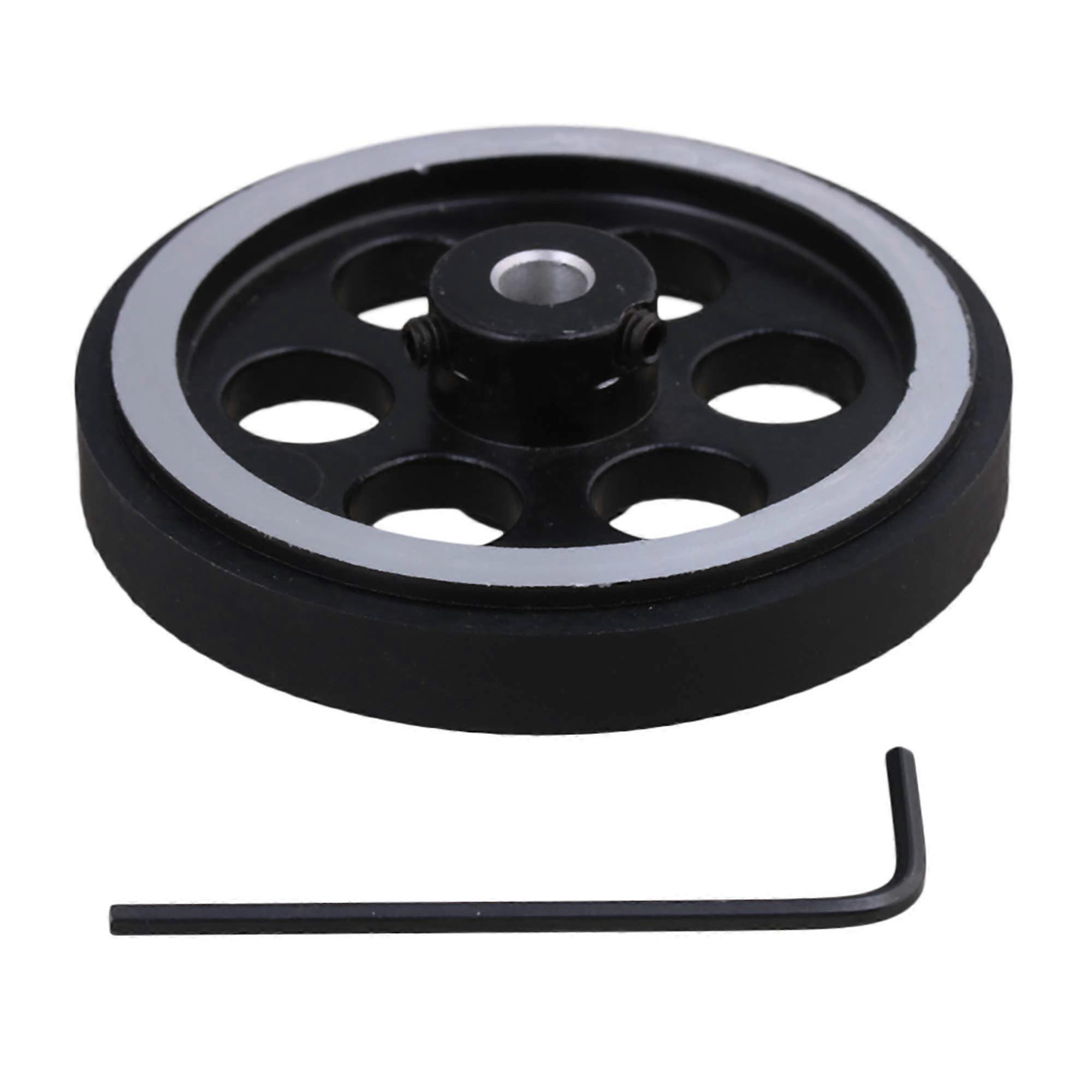 65mm Aluminum Encoder Wheel for Rotary Encoder Accurate Measurement with Wrench and Screws