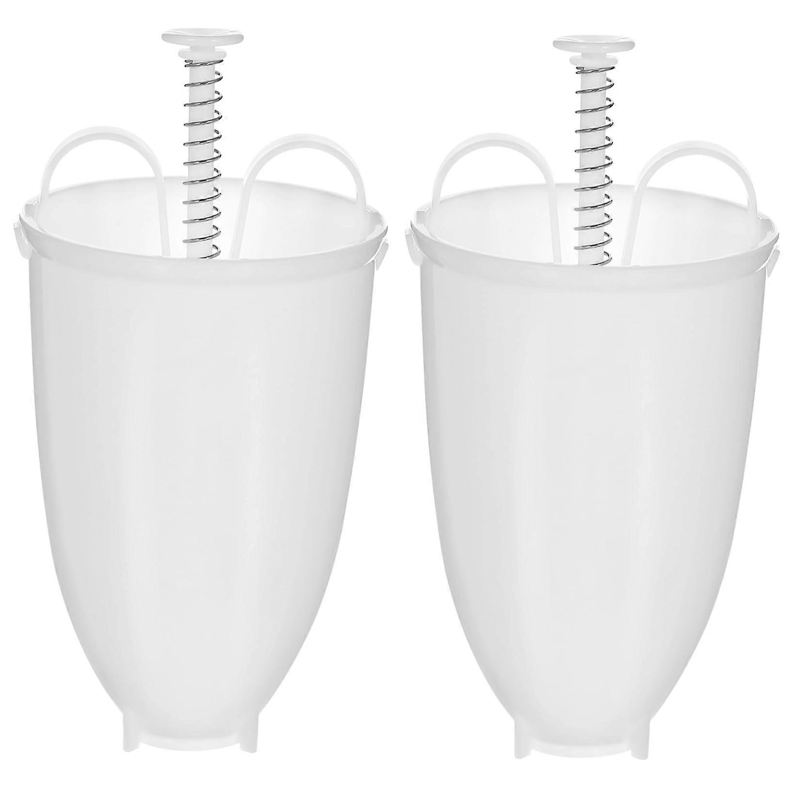 2pcs Manual Donut Maker Set DIY Plastic Donut Mold for Easy Home Baking and Fun Kitchen Use