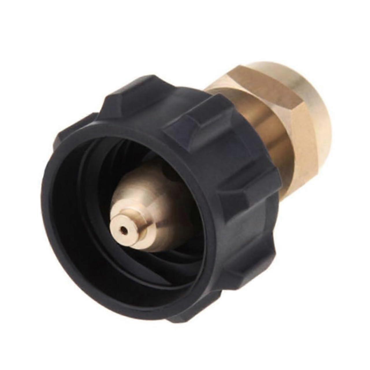Propane Tank Adapter Solid Brass with Automatic Gas Shutoff and Secure Seal for Easy Refill