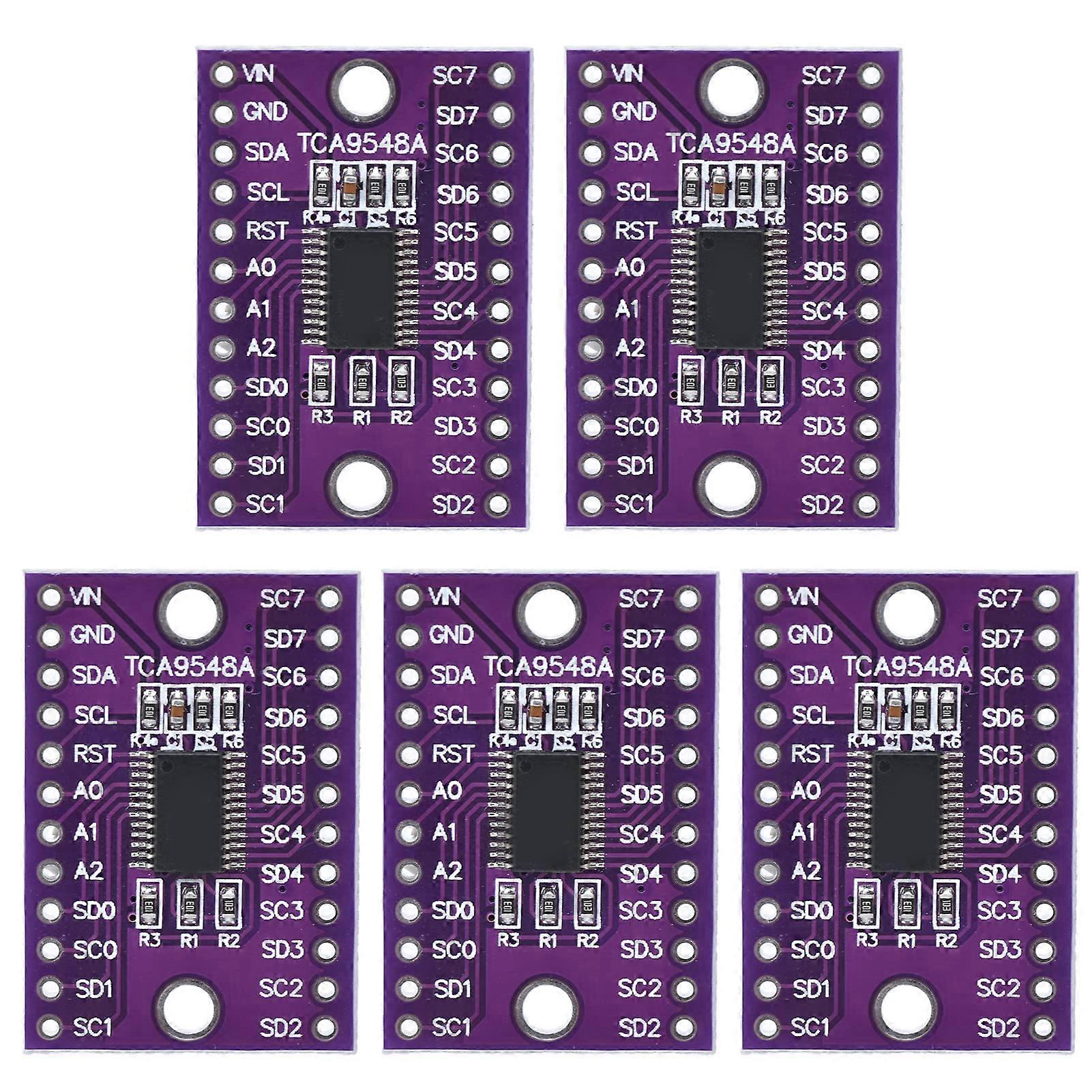I2C Multiplexer TCA9548A Module 5PCS 8Channel 3V 5V Compatible Board for Arduino MultiDevice Control