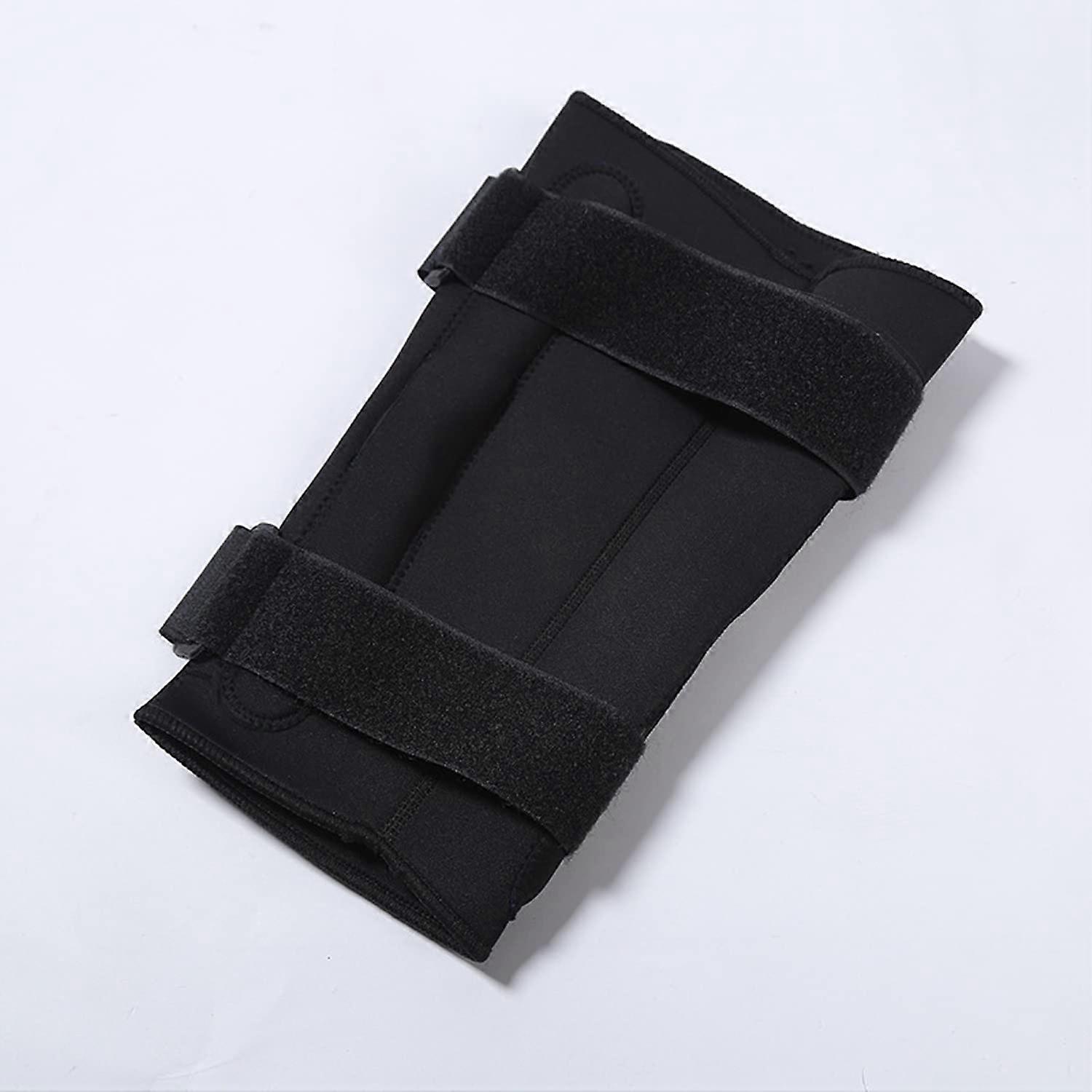 Adjustable Knee Support Brace with Side Stabilizers and Breathable Padding for Running and Basketball