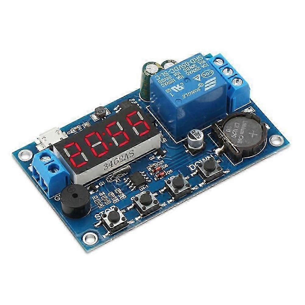 DC 5V Real Time Delay Timer Relay Module Switch Control Clock Synchronization Multiple Mode Control