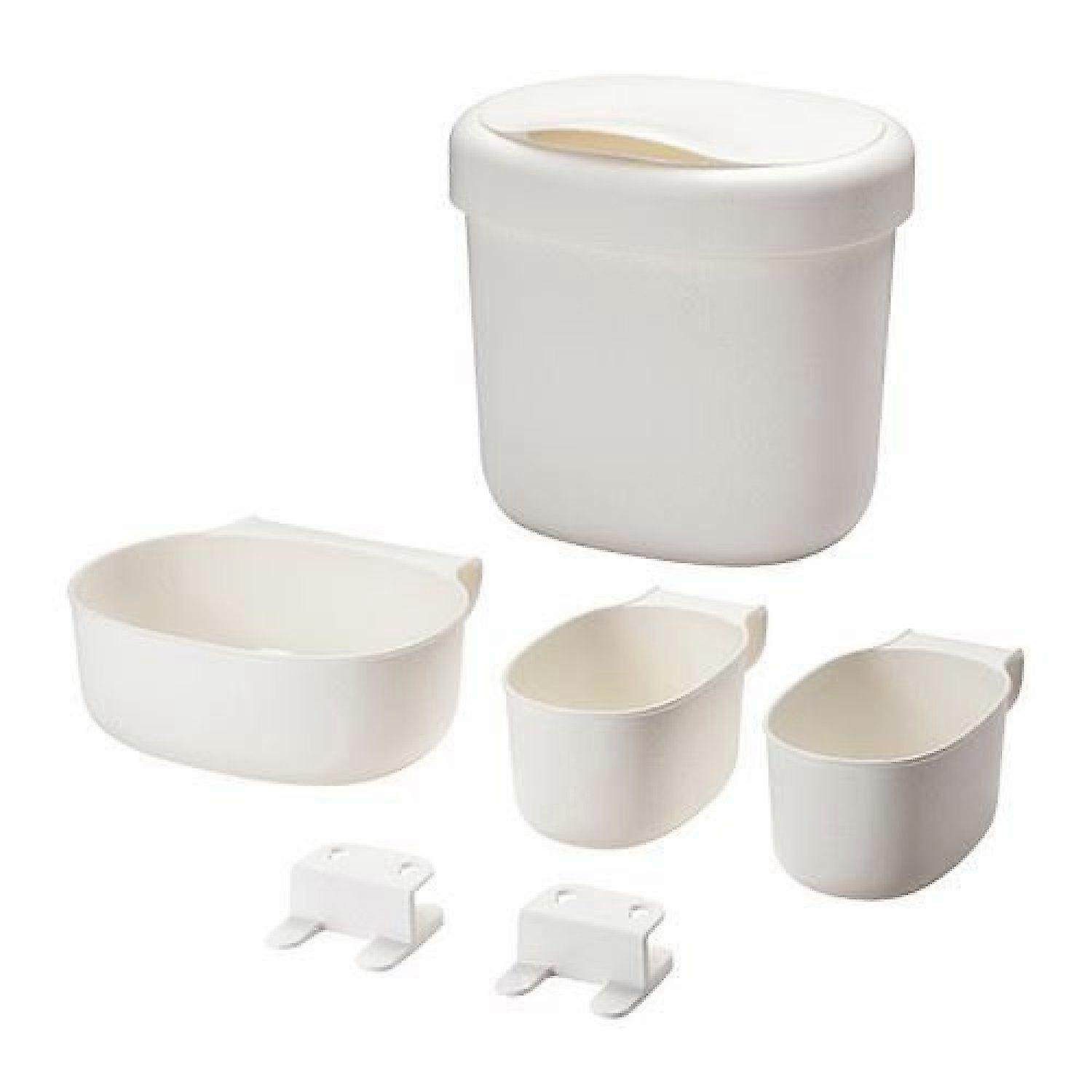 Changing Table Organizer, Hanging Trash Can for Kitchen Cabinet Door