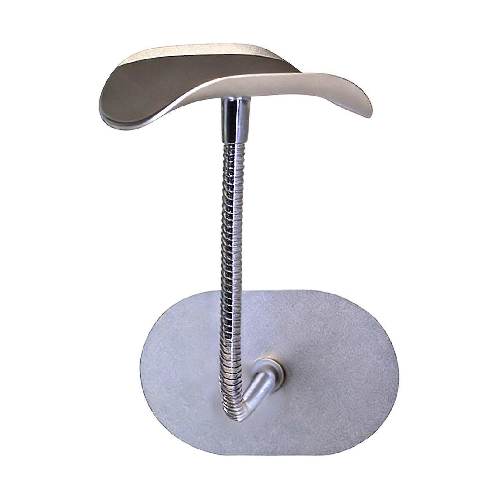 Effective Headphone Wall Mount Holder Display Shelf Featuring Adjustable Placement Keep Your Space Organized  Silver